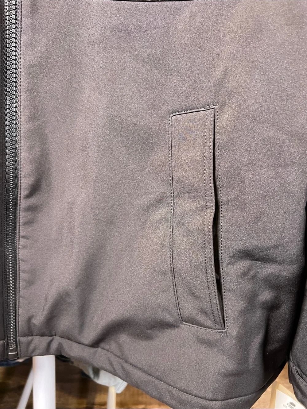 Levi’s 4XL black hooded utility jacket